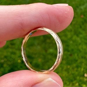 Gold 14k detailed band